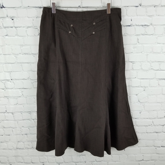 PICADILLY | maxi western stretch swing skirt - Picture 1 of 5